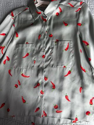 Camisa menta ZARA