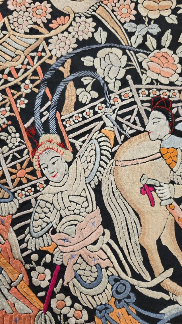 manton manila cantones antiguo S XIX pieza colecc