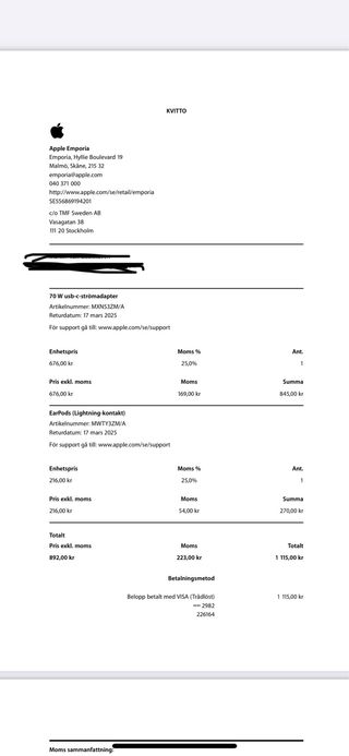 Cargador 70W usb-c Apple (NUEVO)