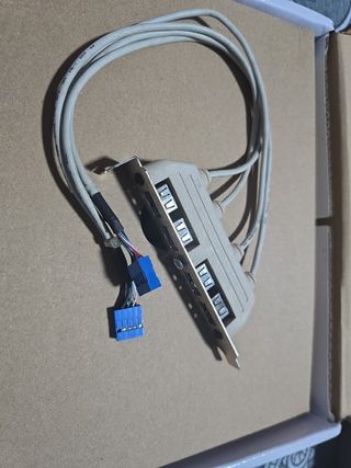Adaptador usb placa base pc