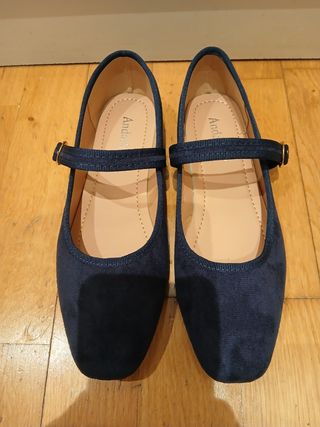 Bailarinas color azul navy