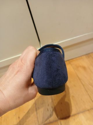 Bailarinas color azul navy