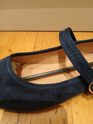 Bailarinas color azul navy