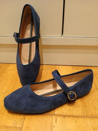 Bailarinas color azul navy