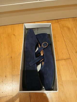 Bailarinas color azul navy