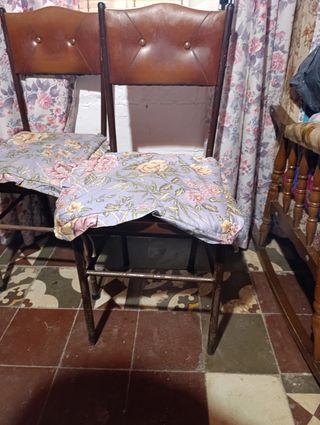 Lote sillas antiguas