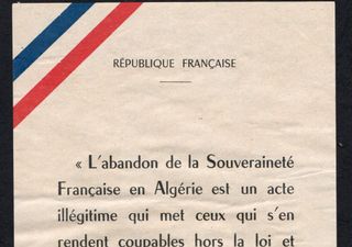 MICHEL DEBRE PROPAGONDE GUERRE ALGERIE FLN 1960 