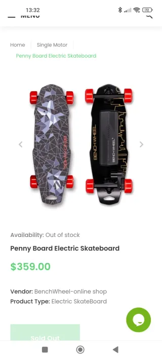 Skate cruiser electrico Benchwheel