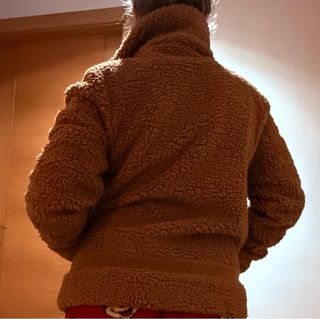 Chaqueta reversible con borrego y ante