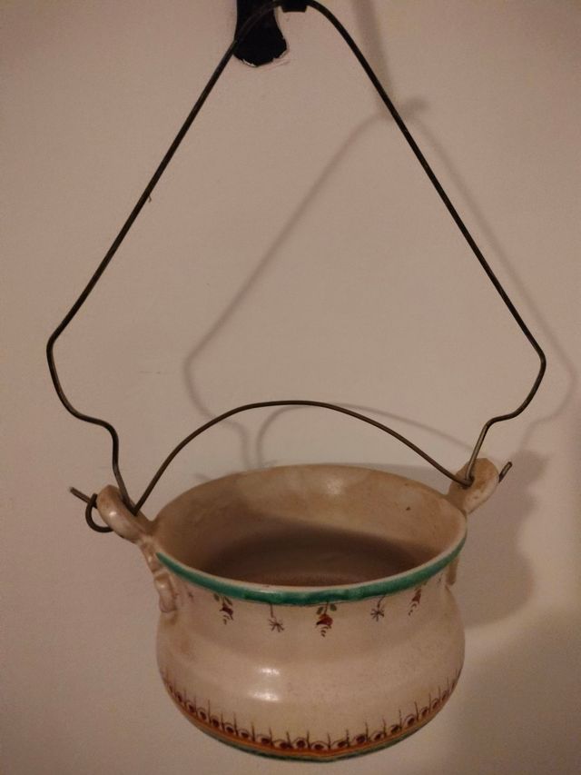 Portavaso in ceramica da parete