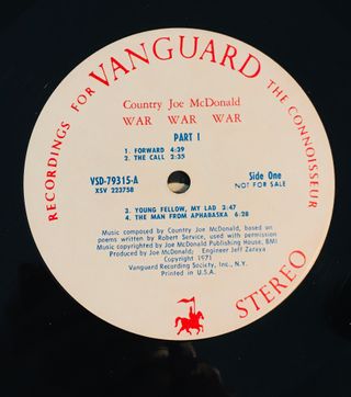 COUNTRY JOE Mc DONALD  🇺🇸 PROMO USA  VINILO LP