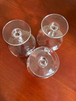 3 bicchieri Rosso Antico