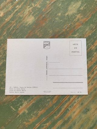 Postal punta de Europa plaza Tarifa