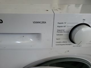 Lavadora 7 kgs 1000 rpm