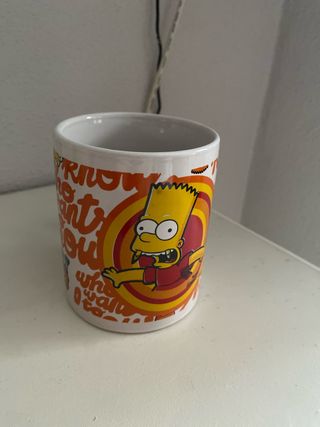 Taza de los simpsons nueva