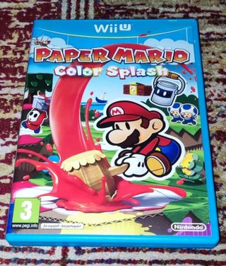 Juego Wii U Paper Mario Color Splash
