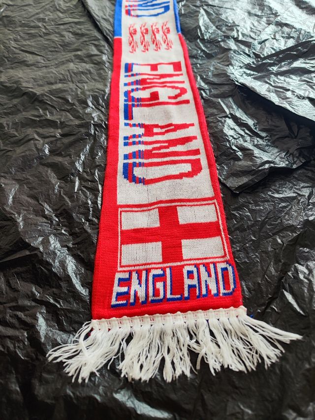 Bufanda fútbol England años 90