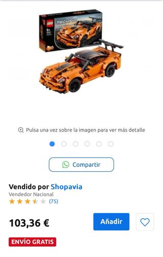 Lego technic Corvette Chevrolet