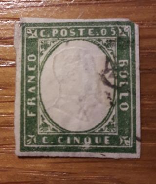 Francobolli AntichiStati Italiani-varietà Sardegna