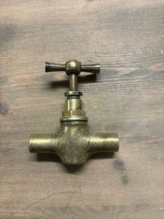 Grifos dobles machos de fontaneria