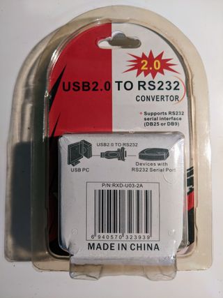 Conversor USB 2.0 a RS232