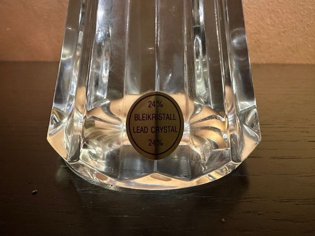 Portacandele bleikristall 24