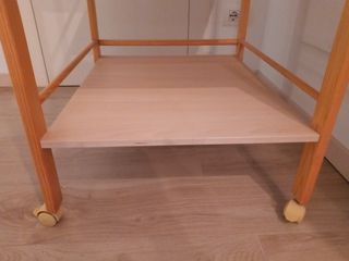 Fasciatoio in legno con materassino