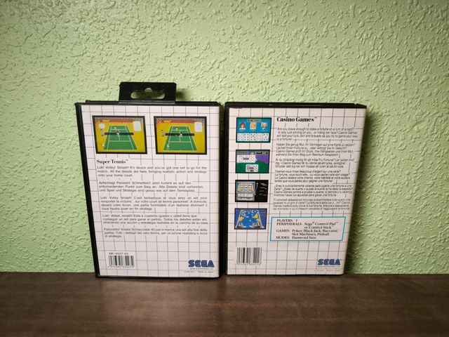 Lote juegos master system II.