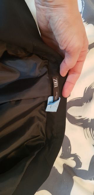 Traje de chaqueta azul chico Zara