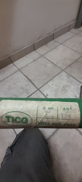 Punta a ferro per trapano a colonna 