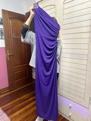 Vestido fiesta morado
