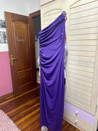 Vestido fiesta morado