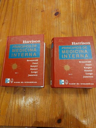2 Libros Harrison Medicina Interna