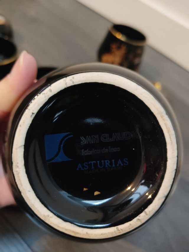 Juego tarros tocador Fabrica Loza San Claudio