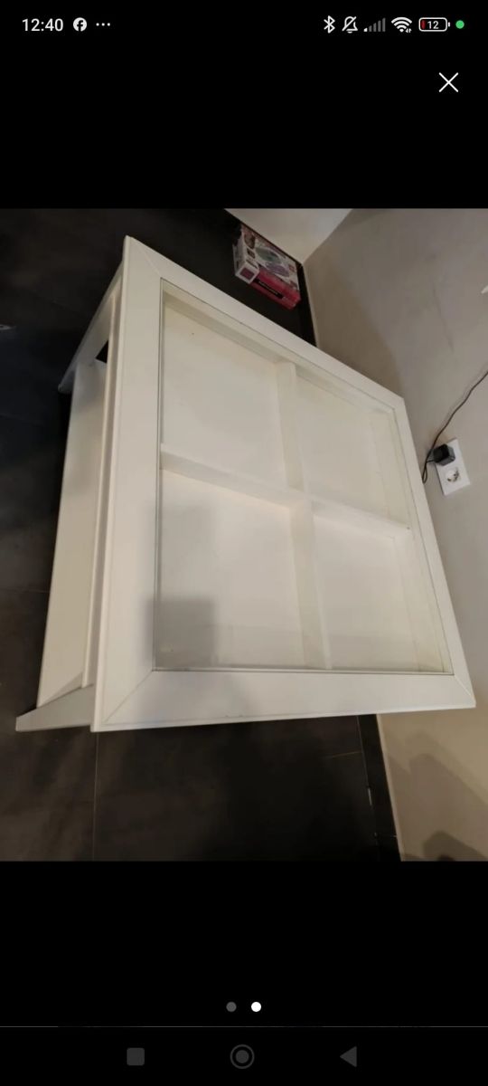 Mesa baja cristal Ikea