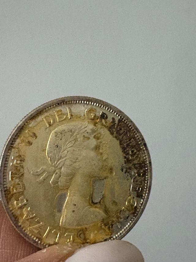 1958 .800 Silver Canadian Pole Coin CC2413 2