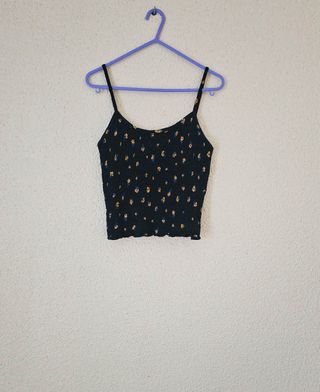 Blusa flores Bershka