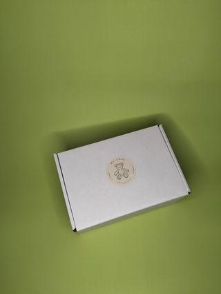 Ursinho feito à mão em croché - Blue