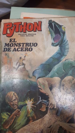 Tebeo Python El monstruo de acero
