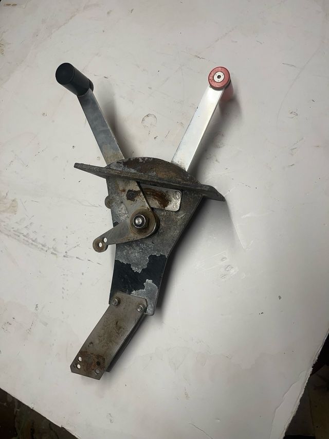 Mando morce palanca acelerador embrague barco