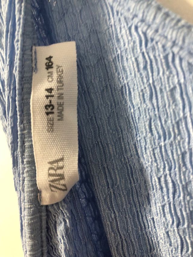 Mono de varano azul cielo de Zara