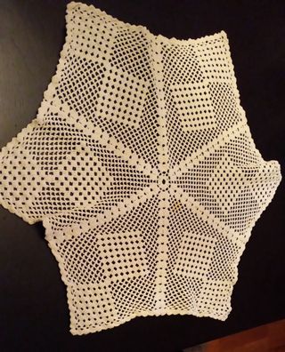 Pano de renda artesanal bicos