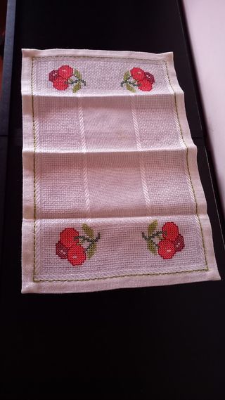 Conjunto de panos com bordado