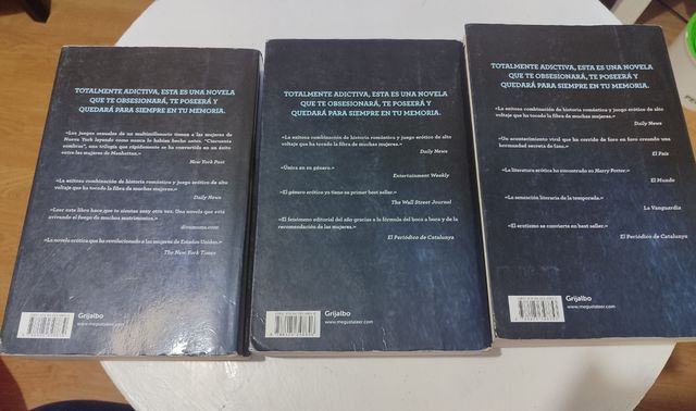 Trilogia cincuenta sombras de Grey