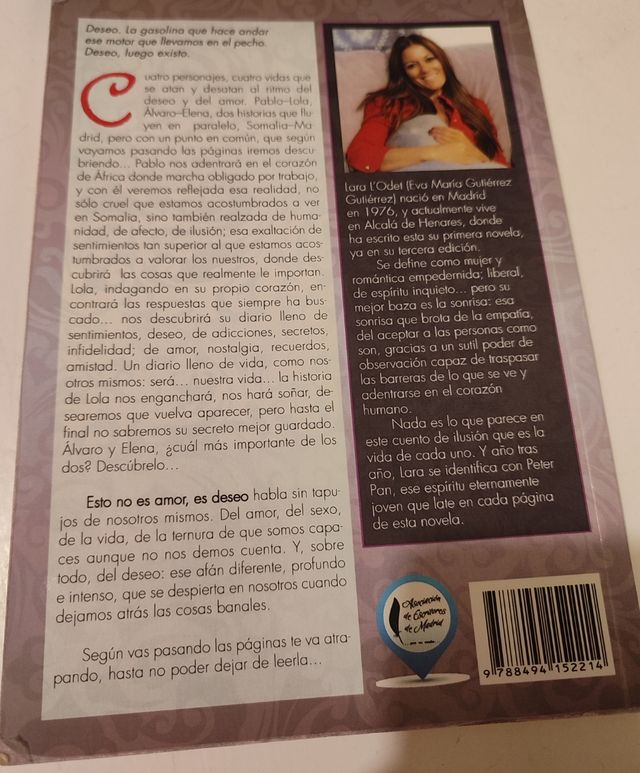 Libro esto no es amor , es deseo