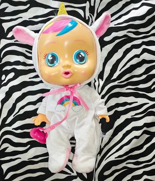 Bebé llorón unicornio como nuevo