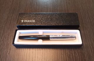 Antigua Estilográfica PARKER 17 Deluxe Cromo