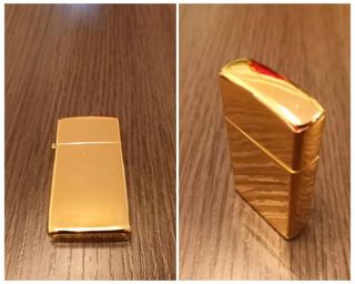 Antiguo Conjunto Mechero y Bolígrafo ZIPPO