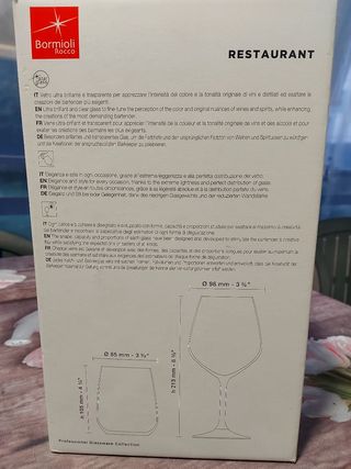 Bicchieri bormioli rocco set ristorante 