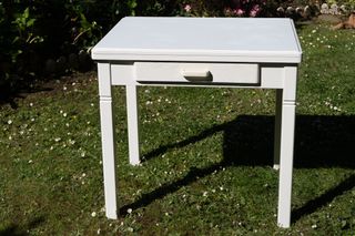 Mesa de cocina extensible de madera